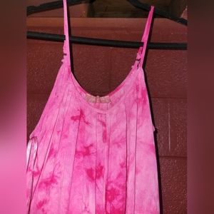 Pink Tie Dye Jumpsuit